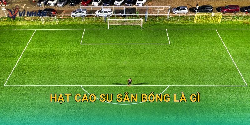 Hạt cao su sân bóng là gì và vì sao sân cỏ nhân tạo cần infill