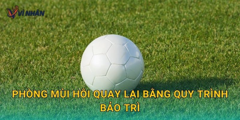 Phòng mùi hôi quay lại bằng quy trình bảo trì
