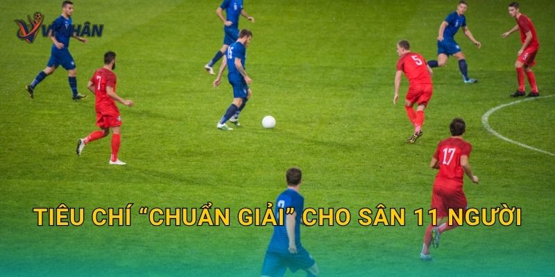 Tiêu chí “chuẩn giải” cho sân 11 người