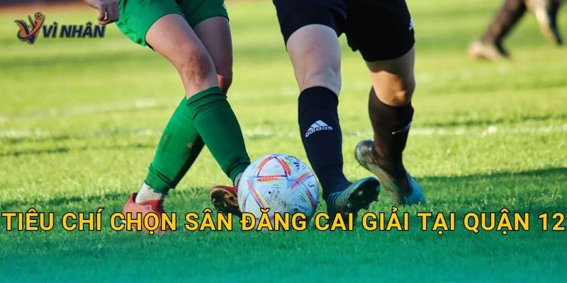 Tiêu chí chọn sân đăng cai giải tại Quận 12